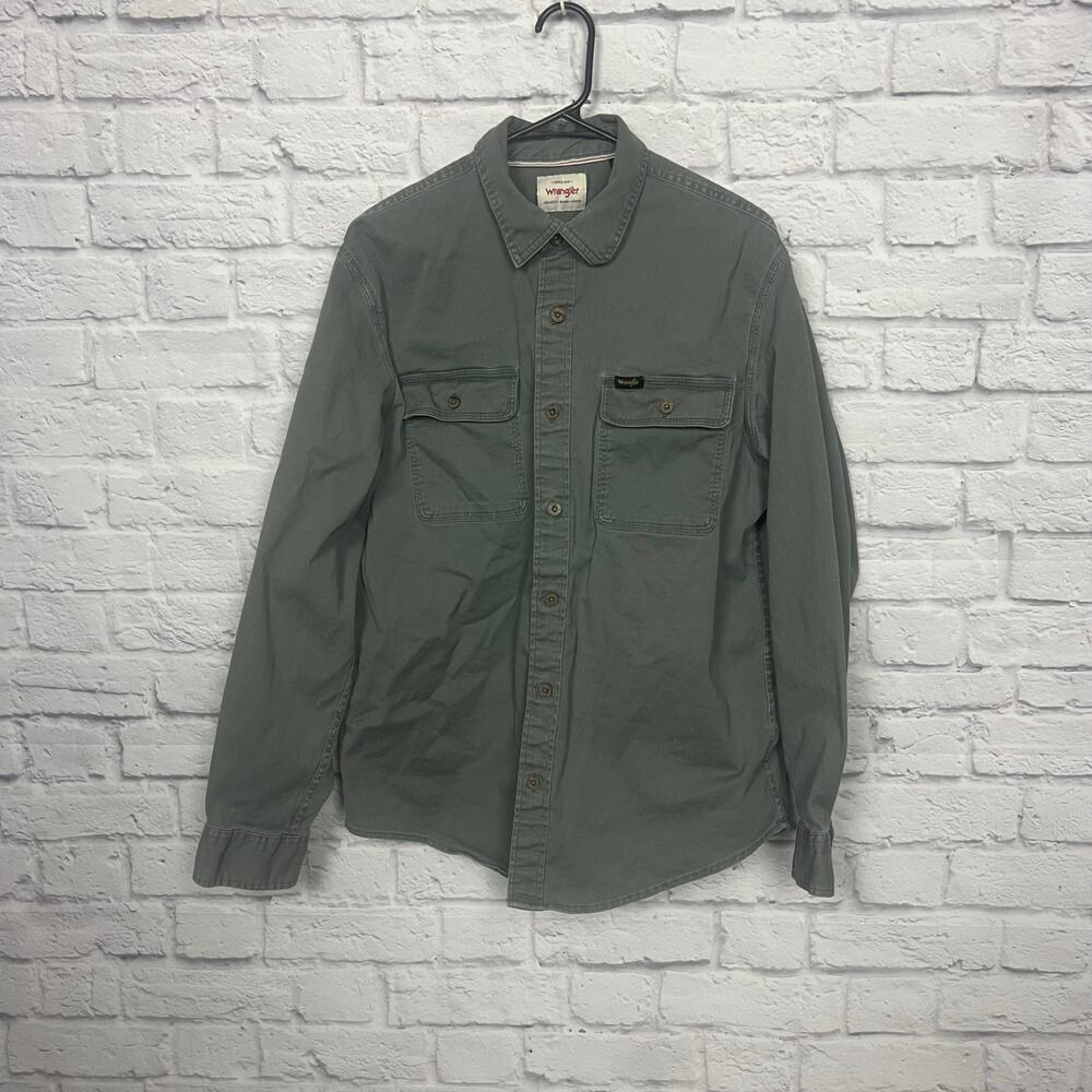 Vintage Wrangler Gray Denim Men's Shirt